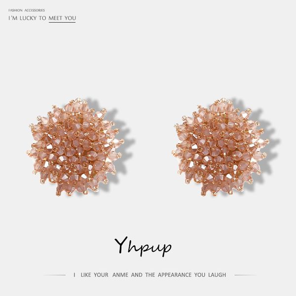 stud yhpup 2021 simple fashion crystal beads earrings for women statement charm chic trendy bijoux jewelry, Golden;silver
stud yhpup 2021 simple fashion crystal beads earrings for women statement charm chic trendy bijoux jewelry, Golden;silver