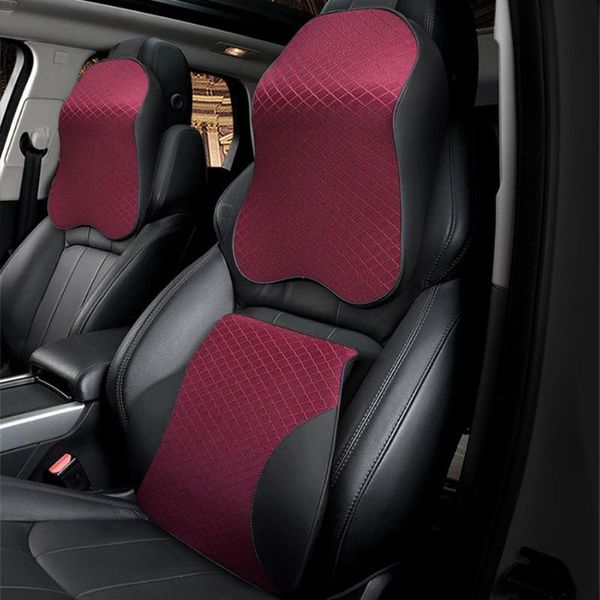 seat cushions car neck pillow 3d memory foam pu leather cushion lumbar support back styling
seat cushions car neck pillow 3d memory foam pu leather cushion lumbar support back styling