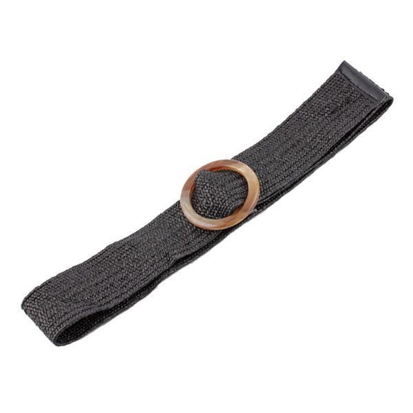 women pp fashion adjustable accessories soft portable casual buckle waist belt decoration elastic practical woven grain, Black;brown
women pp fashion adjustable accessories soft portable casual buckle waist belt decoration elastic practical woven grain, Black;brown