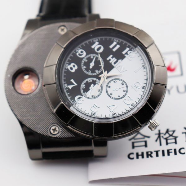 cigarette lighter watch men casual quartz watches leather sports watch men rechargeable usb flameless lighter f667 1pcs, Slivery;brown
cigarette lighter watch men casual quartz watches leather sports watch men rechargeable usb flameless lighter f667 1pcs, Slivery;brown