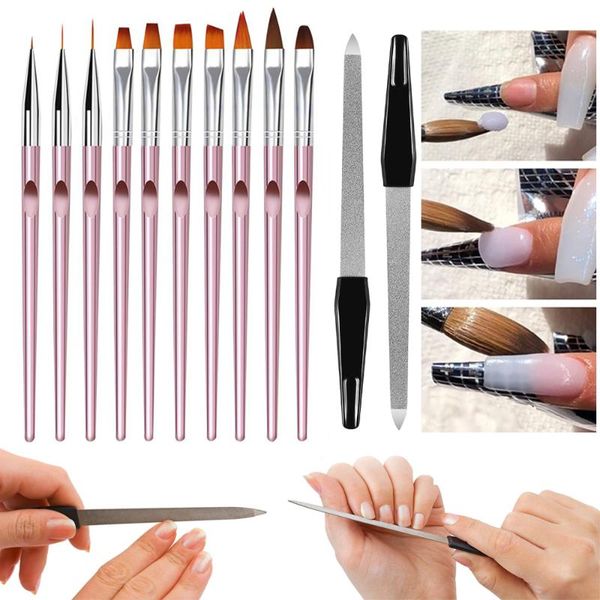 12pcs/set professional diy nail painting brushes nail files polishing strips dotting pen art tools manicure pedicure kit
12pcs/set professional diy nail painting brushes nail files polishing strips dotting pen art tools manicure pedicure kit