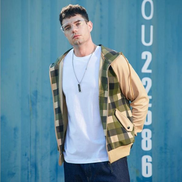 new sweatshirt man casual oversize plaid hooded sweatshirt autumn and winter male large size lattice hoodies trend loose coat, Black
new sweatshirt man casual oversize plaid hooded sweatshirt autumn and winter male large size lattice hoodies trend loose coat, Black