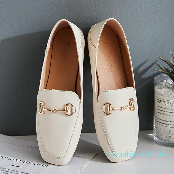 european and american british flat single shoes women's fashion simple thick heels thin shallow buckle loafers casual shoes c06, Black
european and american british flat single shoes women's fashion simple thick heels thin shallow buckle loafers casual shoes c06, Black