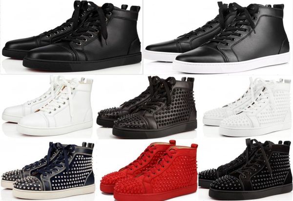 sneakers red sole shoe studded spikes shoes for men and women shoes wedding crystal leather sneakers with box big size 36--47eu, Black
sneakers red sole shoe studded spikes shoes for men and women shoes wedding crystal leather sneakers with box big size 36--47eu, Black