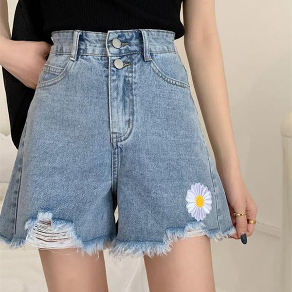 flower high waist blue wide leg female jean shorts women's denim shorts classic casual summer ladies jeans for women, White;black
flower high waist blue wide leg female jean shorts women's denim shorts classic casual summer ladies jeans for women, White;black