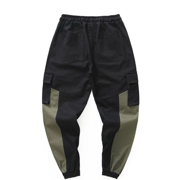 men's running cargo pants stitching drawstring plus multi-pocket size fitness male hip-hop streetwear trousers pants loose wktfg, Black
men's running cargo pants stitching drawstring plus multi-pocket size fitness male hip-hop streetwear trousers pants loose wktfg, Black