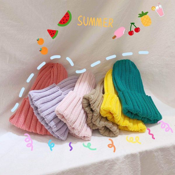 2019 new children's thick line solid color warm knitted knitted hat baby season thickened warm wool hat, Blue;gray
2019 new children's thick line solid color warm knitted knitted hat baby season thickened warm wool hat, Blue;gray