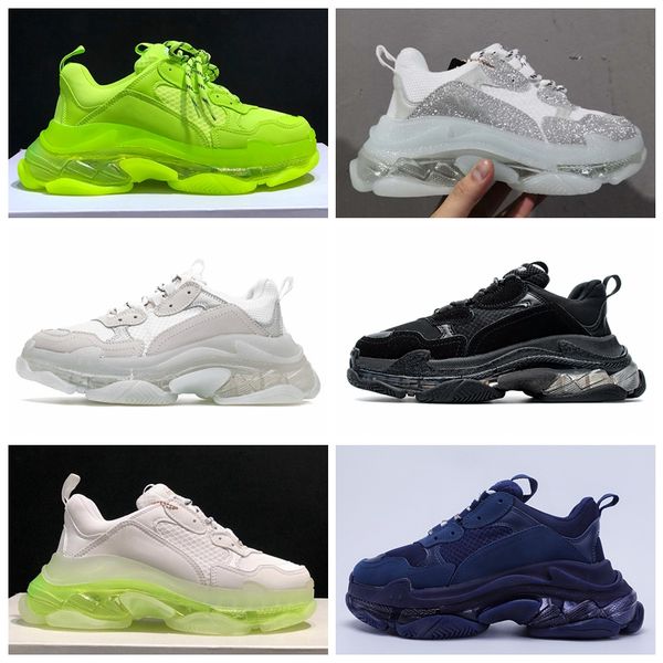 paris 17fw triple s sneakers mens women casual shoes transparent crystal bottom tripler clear sole white green black sports outdoor dad shoe
paris 17fw triple s sneakers mens women casual shoes transparent crystal bottom tripler clear sole white green black sports outdoor dad shoe