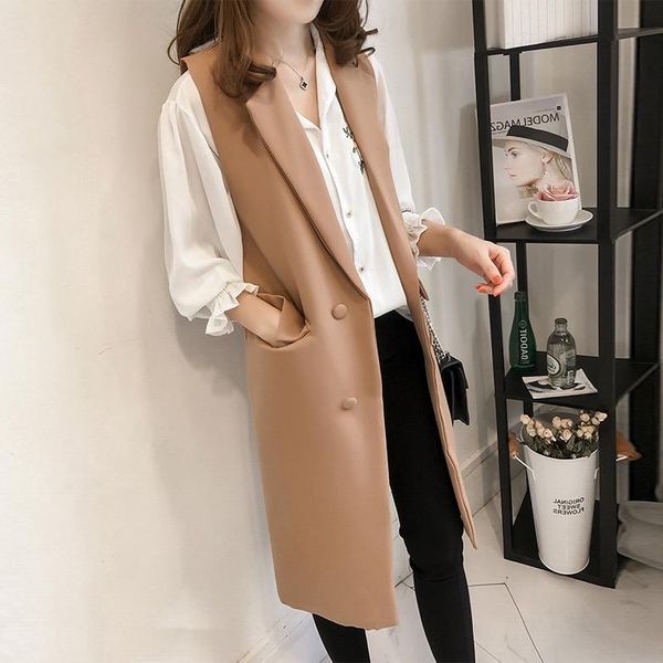 2020 new spring vintage vest women jacket cotton long vest femme korean fashion loose sleeveless casual coat plus size 4xl a176, Black;white
2020 new spring vintage vest women jacket cotton long vest femme korean fashion loose sleeveless casual coat plus size 4xl a176, Black;white