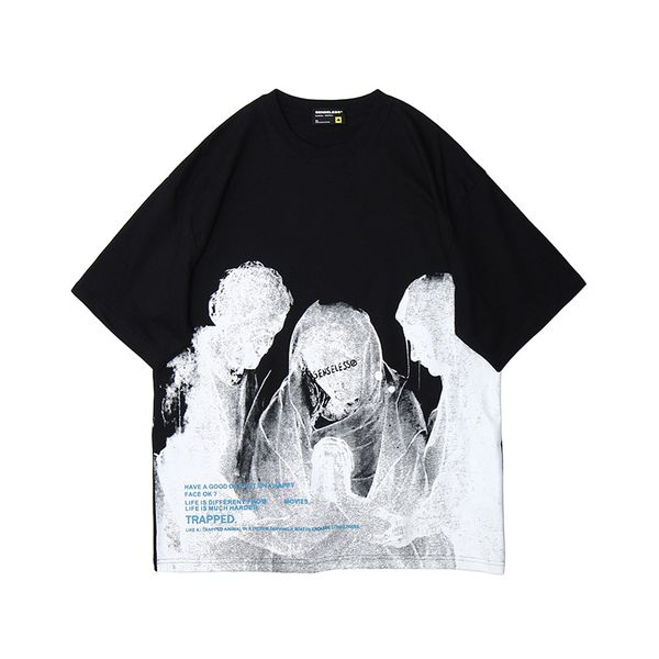 men's fashion brand letter snow mountain short sleeve t-shirt men 2020 harajuku loose t-shirt oversized hip hop women sa-8, White;black
men's fashion brand letter snow mountain short sleeve t-shirt men 2020 harajuku loose t-shirt oversized hip hop women sa-8, White;black