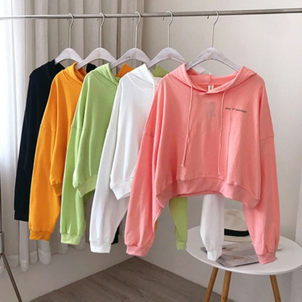 women's thin 2019 early autumn new solid color short coat sweater hooded thin solid color sweater korean style short coat, Black
women's thin 2019 early autumn new solid color short coat sweater hooded thin solid color sweater korean style short coat, Black
