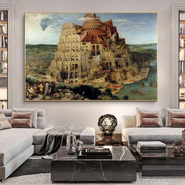 rene magritte tower of babel art paintings canvas painting posters and prints wall art for living room home decor (no frame
rene magritte tower of babel art paintings canvas painting posters and prints wall art for living room home decor (no frame