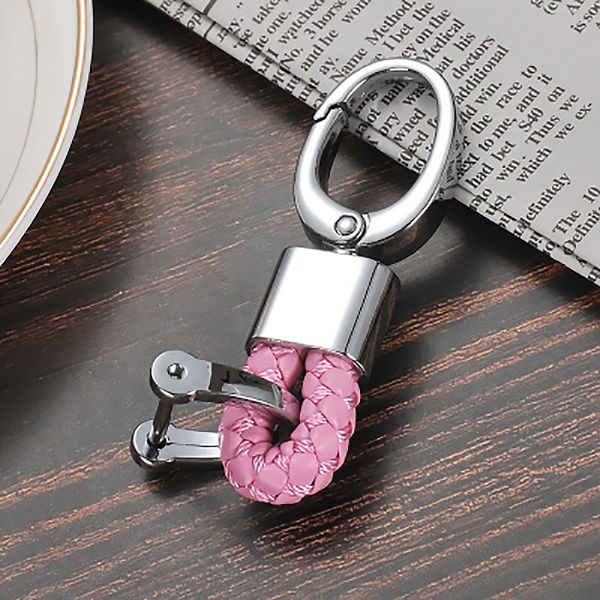high-grade hand woven women men keychains leather car key chain 360 degree rotating buckle key rings holder bag pendant, Silver
high-grade hand woven women men keychains leather car key chain 360 degree rotating buckle key rings holder bag pendant, Silver
