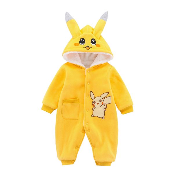 jumpsuits for infants and young children plus velvet thickening cartoon onesies pure cotton long-sleeved cartoon zipper hooded a2, Blue 
jumpsuits for infants and young children plus velvet thickening cartoon onesies pure cotton long-sleeved cartoon zipper hooded a2, Blue