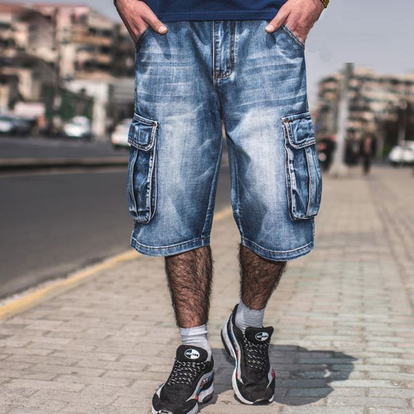 jeans men 2020 summer modis multi-pocket men's blue denim shorts streetwear loose large size straight denim shorts, White;black
jeans men 2020 summer modis multi-pocket men's blue denim shorts streetwear loose large size straight denim shorts, White;black