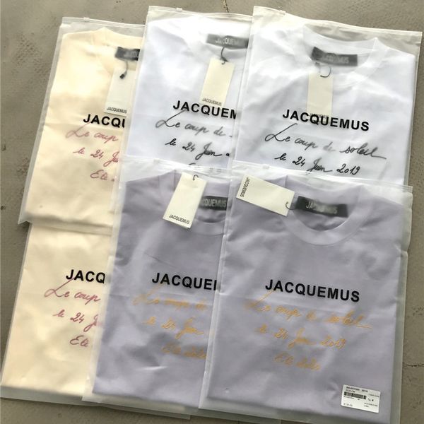 purple white jacquemus t shirts men women summer embroidery jacquemus t-shirt tee, White;black
purple white jacquemus t shirts men women summer embroidery jacquemus t-shirt tee, White;black