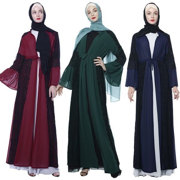 chiffon lace open abaya kimono dubai muslim hijab dress women abayas turkey caftan marocain kaftan robe prayer islamic clothing
chiffon lace open abaya kimono dubai muslim hijab dress women abayas turkey caftan marocain kaftan robe prayer islamic clothing