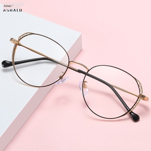 asalu 2020 new metal frame women's fashion myopia hollowed-out floral plain glasses myopia glasses frame, Silver
asalu 2020 new metal frame women's fashion myopia hollowed-out floral plain glasses myopia glasses frame, Silver
