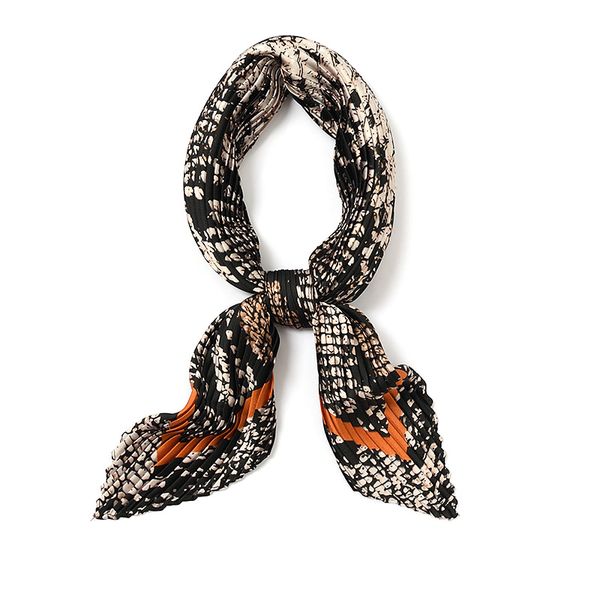 square snake pattern crinkle silk scarf for women crumple neck wear pleated elegant handkerchief foulard femme bandana, Blue;gray
square snake pattern crinkle silk scarf for women crumple neck wear pleated elegant handkerchief foulard femme bandana, Blue;gray