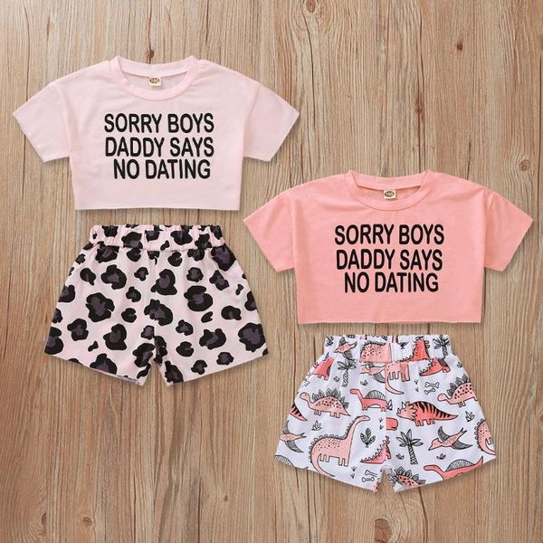 малыш дети девочки футболка письмо топы leopard динозавра шорты комплект костюмы, White
малыш дети девочки футболка письмо топы leopard динозавра шорты комплект костюмы, White