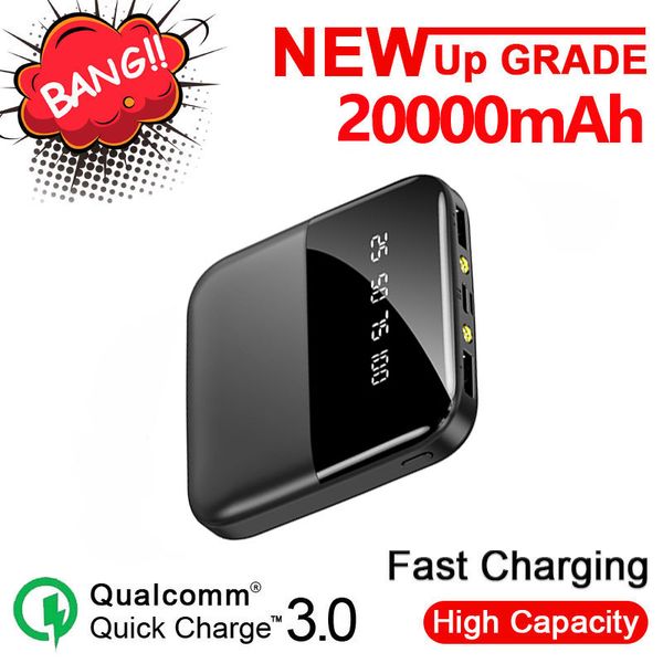 20000mah mini power bank fast charger for all smartphones 2 usb lcd type c portable charging powerbank
20000mah mini power bank fast charger for all smartphones 2 usb lcd type c portable charging powerbank