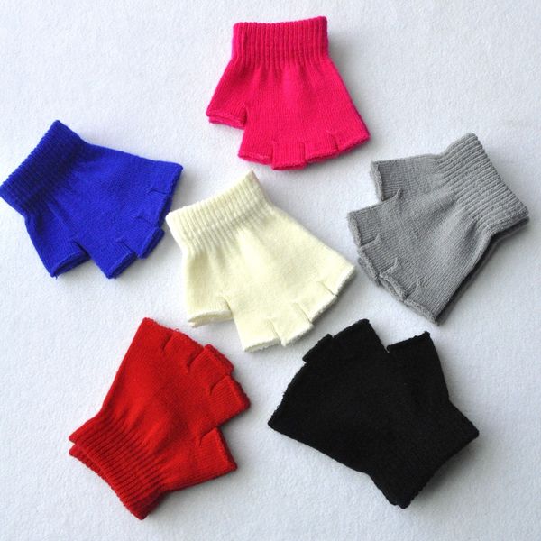 5-11 years old children's winter warm half finger warm and gloves kindergarten pupils acrylic knitted gloves, White
5-11 years old children's winter warm half finger warm and gloves kindergarten pupils acrylic knitted gloves, White