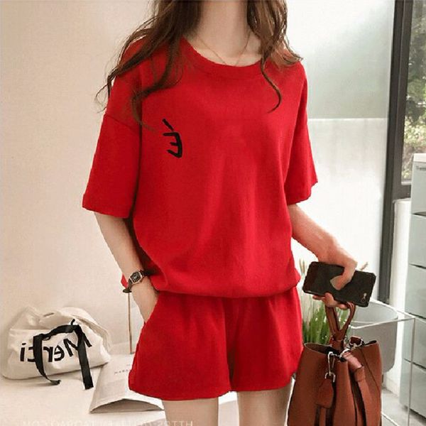 women's tracksuits sports suit summer korean style stylish large size fat mm casual loose girl shorts short-sleeve two-piece, Gray
women's tracksuits sports suit summer korean style stylish large size fat mm casual loose girl shorts short-sleeve two-piece, Gray