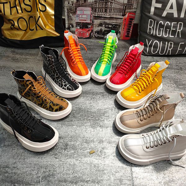 korean version of the new patent leather flat shoes women's shoes casual women's short boots boots motorcycle, Black
korean version of the new patent leather flat shoes women's shoes casual women's short boots boots motorcycle, Black