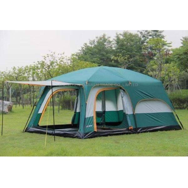 1pcs ultralarge 6 10 12 double layer outdoor 2 living rooms hall family camping tent
1pcs ultralarge 6 10 12 double layer outdoor 2 living rooms hall family camping tent