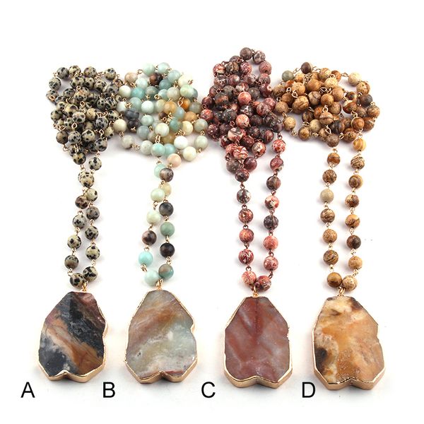 fashion bohemian tribal jewelry semi precious stones rosary chain women ethnic pendant necklaces necklaces pendants, Silver
fashion bohemian tribal jewelry semi precious stones rosary chain women ethnic pendant necklaces necklaces pendants, Silver