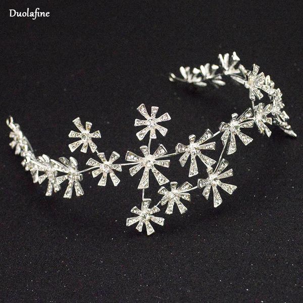 duolafine fashion silver color snowflake design bridal crown hair band handmade wedding rhinestone hair accessories tiara, Golden;silver
duolafine fashion silver color snowflake design bridal crown hair band handmade wedding rhinestone hair accessories tiara, Golden;silver