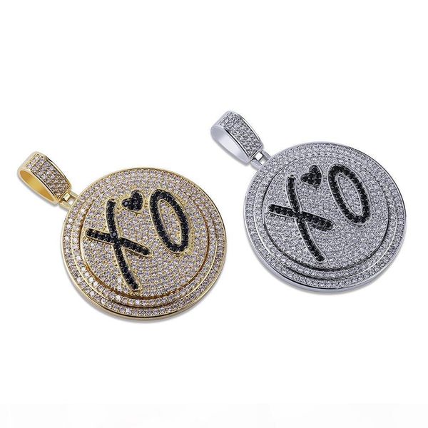 hip hop jewelry designer necklace iced out pendant mens gold chain rapper migos xo rotatable double disc pendants diamond cz luxury wedding, Silver
hip hop jewelry designer necklace iced out pendant mens gold chain rapper migos xo rotatable double disc pendants diamond cz luxury wedding, Silver