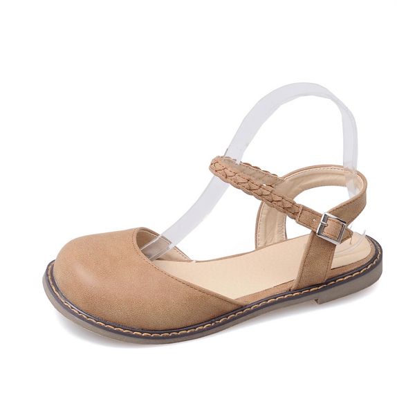 summer sweet closed toe flats sandals footwear mori girl style women's ankle strap mary janes shoes retro larger sandals ladies3, Black
summer sweet closed toe flats sandals footwear mori girl style women's ankle strap mary janes shoes retro larger sandals ladies3, Black