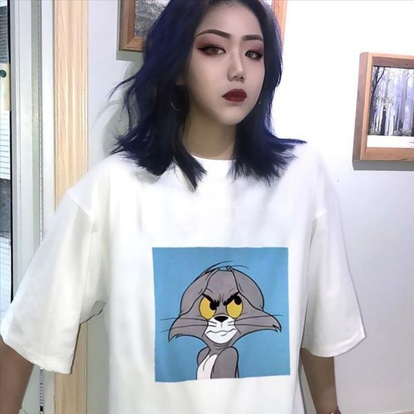 fun cute cartoon cat tom mouse jerry print harajuku dropshipping vintage print vegan ulzzang tee clothes short sleeve woman tshirt, White
fun cute cartoon cat tom mouse jerry print harajuku dropshipping vintage print vegan ulzzang tee clothes short sleeve woman tshirt, White