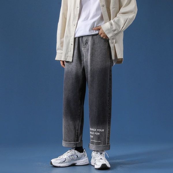 мода gradient denmin брюки для мужчин корейского прямых джинсов 2020 harajuku письма printed людей повседневных брюки, Blue
мода gradient denmin брюки для мужчин корейского прямых джинсов 2020 harajuku письма printed людей повседневных брюки, Blue