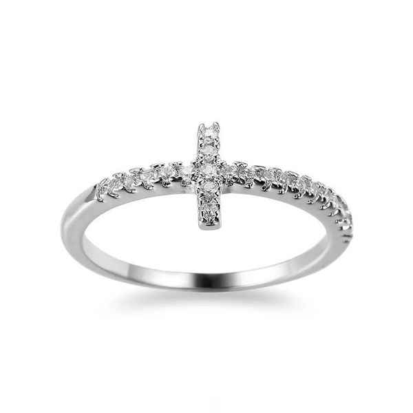 slim white cross rings for women new 2020 spring europe gold plated cubic zircon, Golden;silver
slim white cross rings for women new 2020 spring europe gold plated cubic zircon, Golden;silver