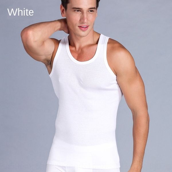 men' vest summer trendy cotton slim-fit hurdle sports exercise exercise vest sports fitness fitness base white undershirt for men, White;black
men' vest summer trendy cotton slim-fit hurdle sports exercise exercise vest sports fitness fitness base white undershirt for men, White;black