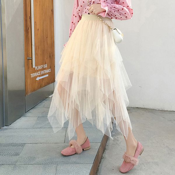 elegant women ball gown tulle skirt spring korean high waist mesh long skirt summer party pink faldas mujer 2020, Black
elegant women ball gown tulle skirt spring korean high waist mesh long skirt summer party pink faldas mujer 2020, Black