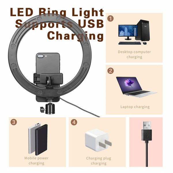 16 26cm usb led light ring pgraphy flash lamp with 130cm tripod stand for makeup youtube vk tik tok video dimmable lighting
16 26cm usb led light ring pgraphy flash lamp with 130cm tripod stand for makeup youtube vk tik tok video dimmable lighting