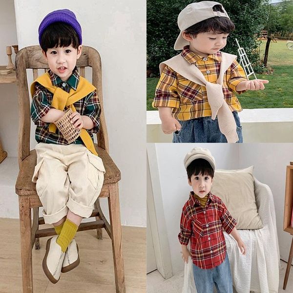 fumei 2020 autumn new korean style boys' plaid small and medium-sized children's long-sleeved baby's shirt trendy shirt, White;black
fumei 2020 autumn new korean style boys' plaid small and medium-sized children's long-sleeved baby's shirt trendy shirt, White;black