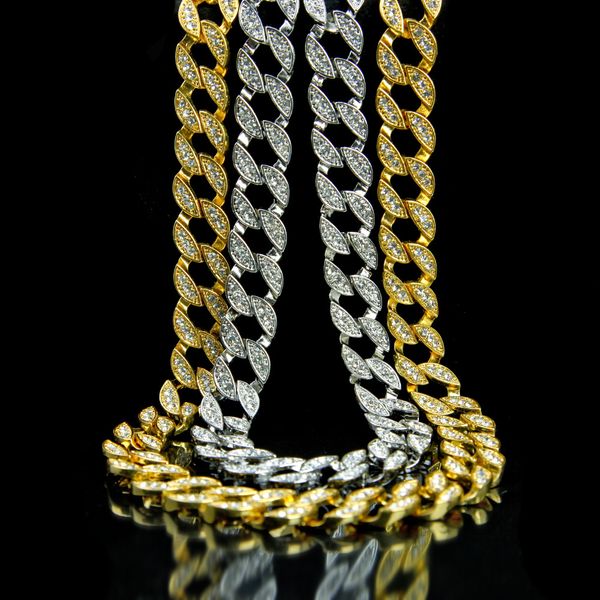 diamond iced out chain rhinestone crystal gold silver miami cuban link chain for mens hip hop necklace jewelry, Black
diamond iced out chain rhinestone crystal gold silver miami cuban link chain for mens hip hop necklace jewelry, Black
