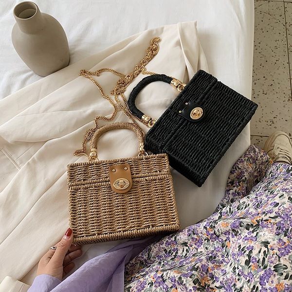 high-quality weave straw tote bag 2020 women's designer handbag summer chain shoulder crossbody bag lady travel beach bag
high-quality weave straw tote bag 2020 women's designer handbag summer chain shoulder crossbody bag lady travel beach bag