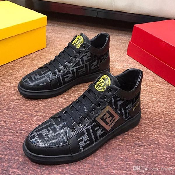 embroidery pattern wild mens casual shoes,personality high mens casual sport shoes flat breathable mens casual shoes 0062, Black