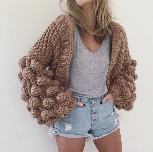 women's 2019 autumn handmade ball cardigan for women women's 2019 coat sweater autumn handmade sweater ball cardigan coat for wome, White;black
women's 2019 autumn handmade ball cardigan for women women's 2019 coat sweater autumn handmade sweater ball cardigan coat for wome, White;black