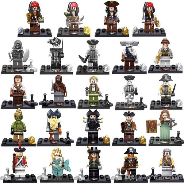 8pcs caribbean pirate mini action figure captain jack sparrow william hook davy jones elizabeth barbossa salazar building blocks toy
8pcs caribbean pirate mini action figure captain jack sparrow william hook davy jones elizabeth barbossa salazar building blocks toy
