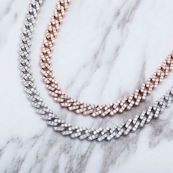 women choker necklace jewelry 14/15inch gold plated ice out cz cuban chains necklace for party wedding gift, Silver
women choker necklace jewelry 14/15inch gold plated ice out cz cuban chains necklace for party wedding gift, Silver