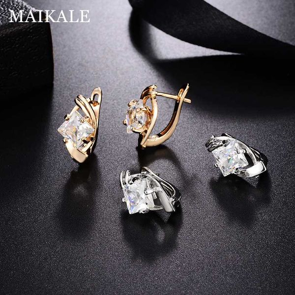 maikale new fashion square shape gold /silver plated cubic zirconia stud earrings for women jewelry gift brincos bijoux gift, Golden;silver
maikale new fashion square shape gold /silver plated cubic zirconia stud earrings for women jewelry gift brincos bijoux gift, Golden;silver
