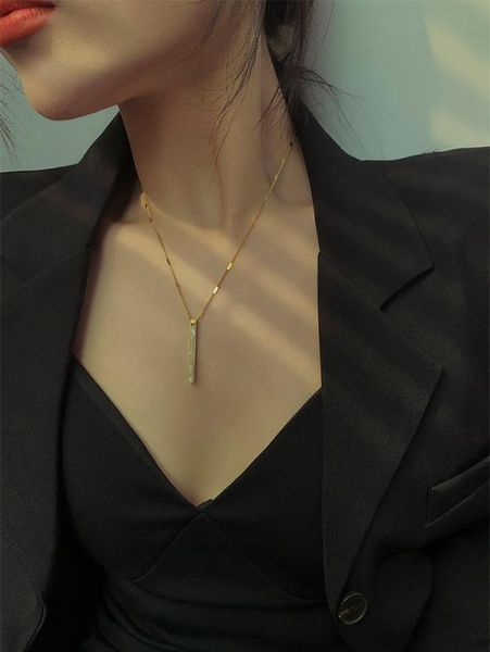 ch-1000 south korea new exquisite shell titanium steel necklace simple fashionable clavicle chain women's jewelry, Silver
ch-1000 south korea new exquisite shell titanium steel necklace simple fashionable clavicle chain women's jewelry, Silver