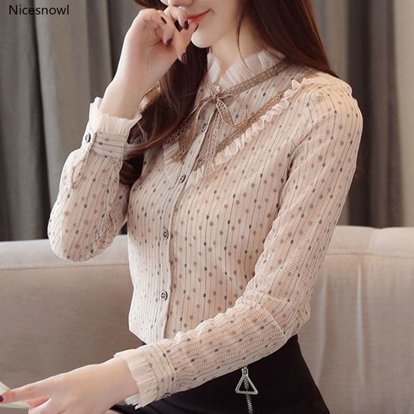 women's blouses & shirts spring slim fit clothing korean print chiffon woman fashion shirt blusas mujer de moda, White
women's blouses & shirts spring slim fit clothing korean print chiffon woman fashion shirt blusas mujer de moda, White