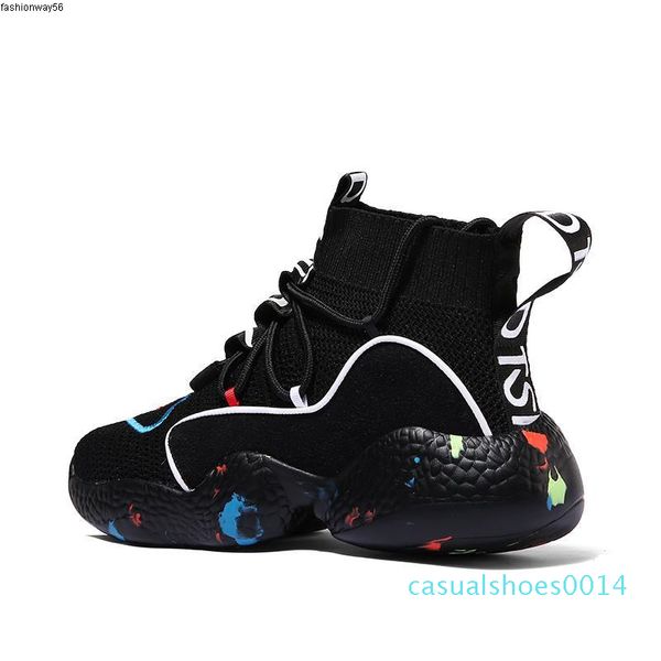casual shoes for men sneakers summer men tenis masculino breathable krasovki lace-up colorful sock shoes chaussures pour hommes c14, Black
casual shoes for men sneakers summer men tenis masculino breathable krasovki lace-up colorful sock shoes chaussures pour hommes c14, Black